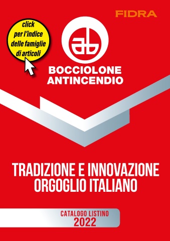 bocciolone antincendio - catalistino 2022